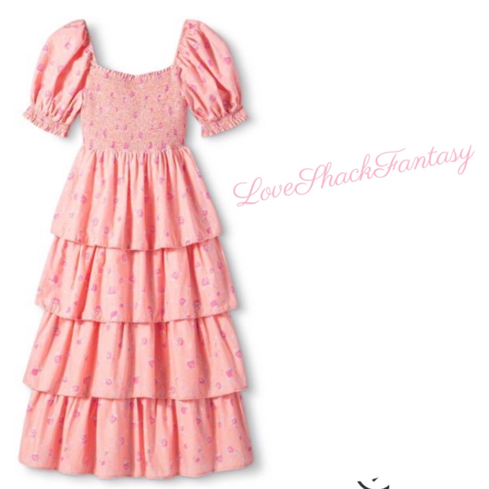 NWOT• LOVESHACKFANTASY• Simone Smocked Dress